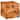 vidaXL Storage Chest Cubic Rough Mango Wood - brown