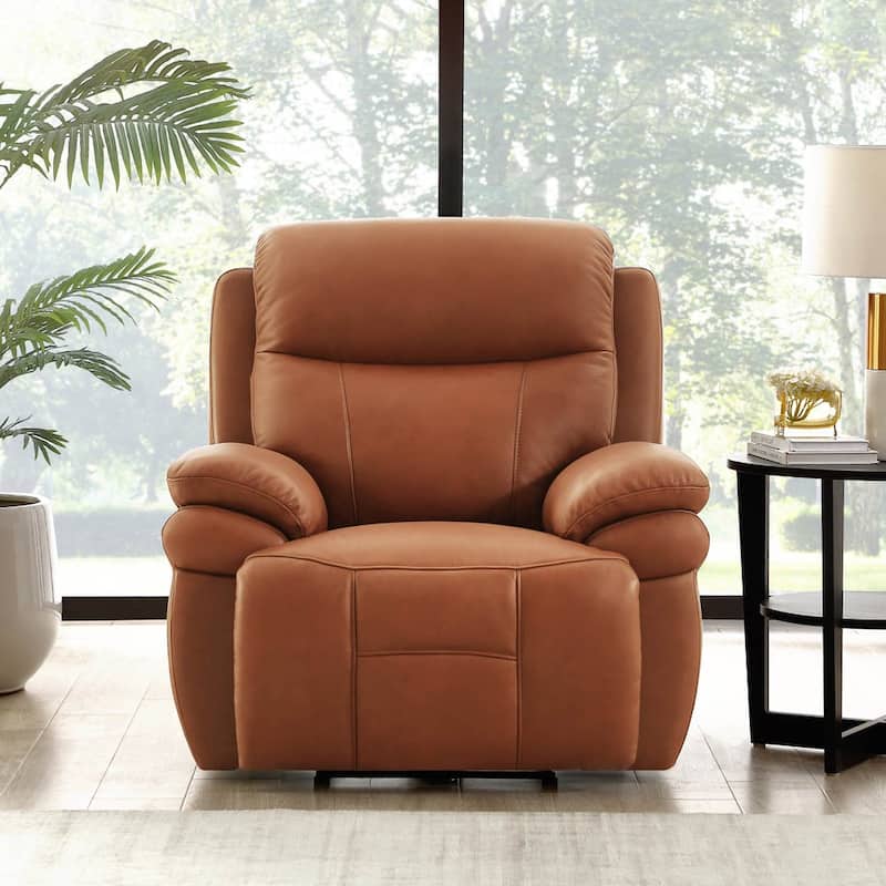 Hydeline Springdale Zero Gravity Power Recline and Headrest Top Grain Leather Chair
