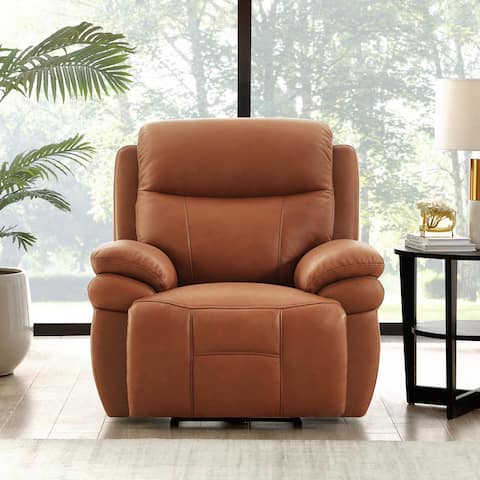 Hydeline Springdale Zero Gravity Power Recline and Headrest Top Grain Leather Chair with Built in USB Ports