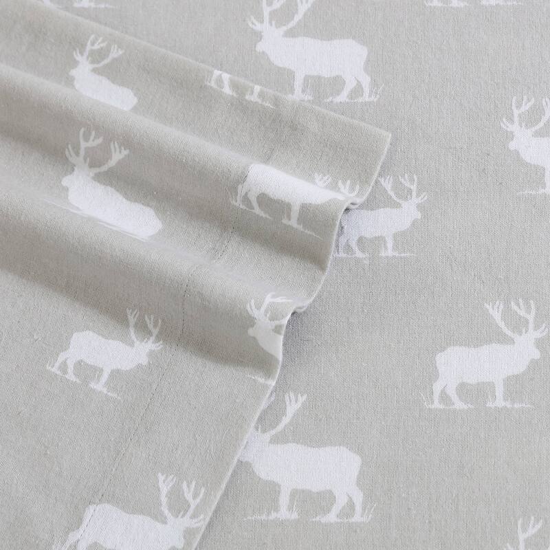 Eddie Bauer Printed Cotton Flannel Sheet Set