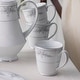 preview thumbnail 3 of 8, Noritake Sweet Leilani Set Of 4 Mugs, 12 oz.