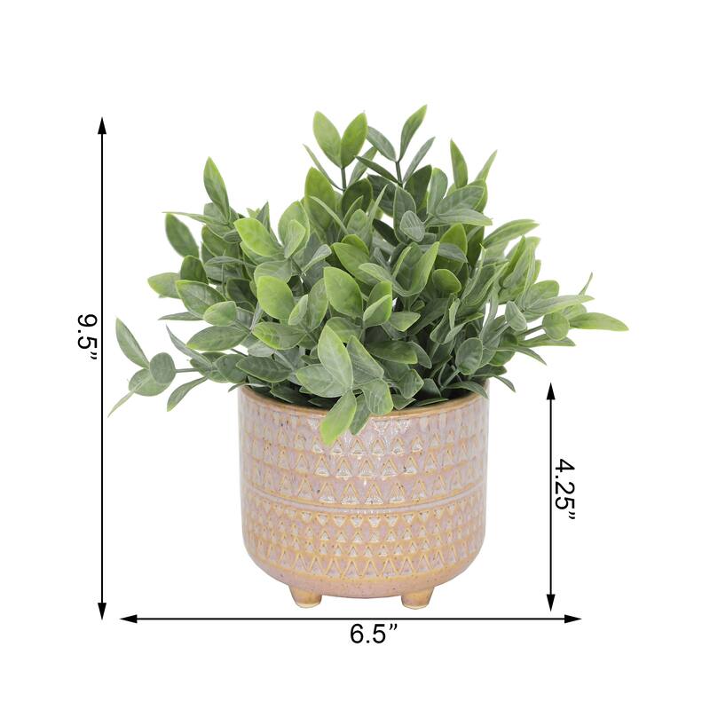 Tea Leaf in 5" MAUVE PHARAOH footed pot - ONE-SIZE
