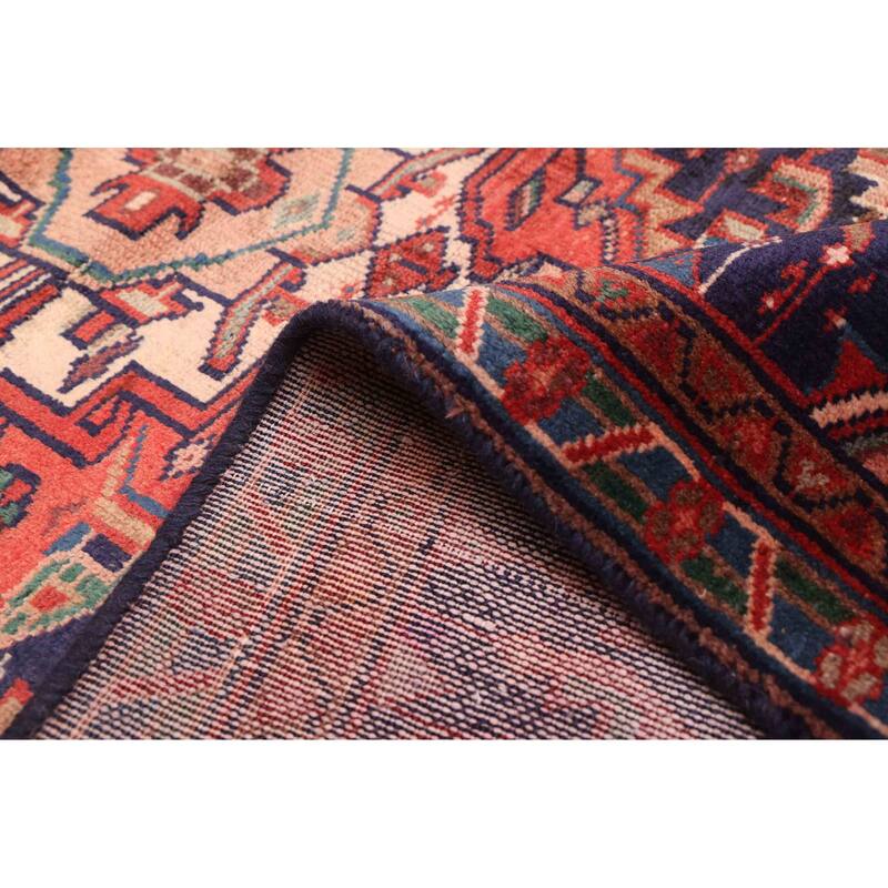 ECARPETGALLERY Hand-knotted Andelz Navy Wool Rug - 3'9 x 8'5