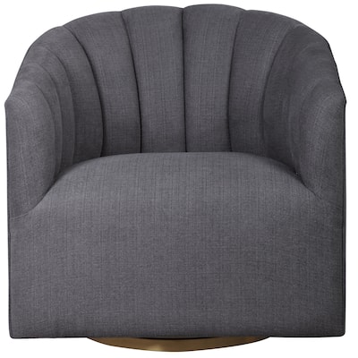 Uttermost Cuthbert 31" Wide Fabric Upholstered Channeled Chair with