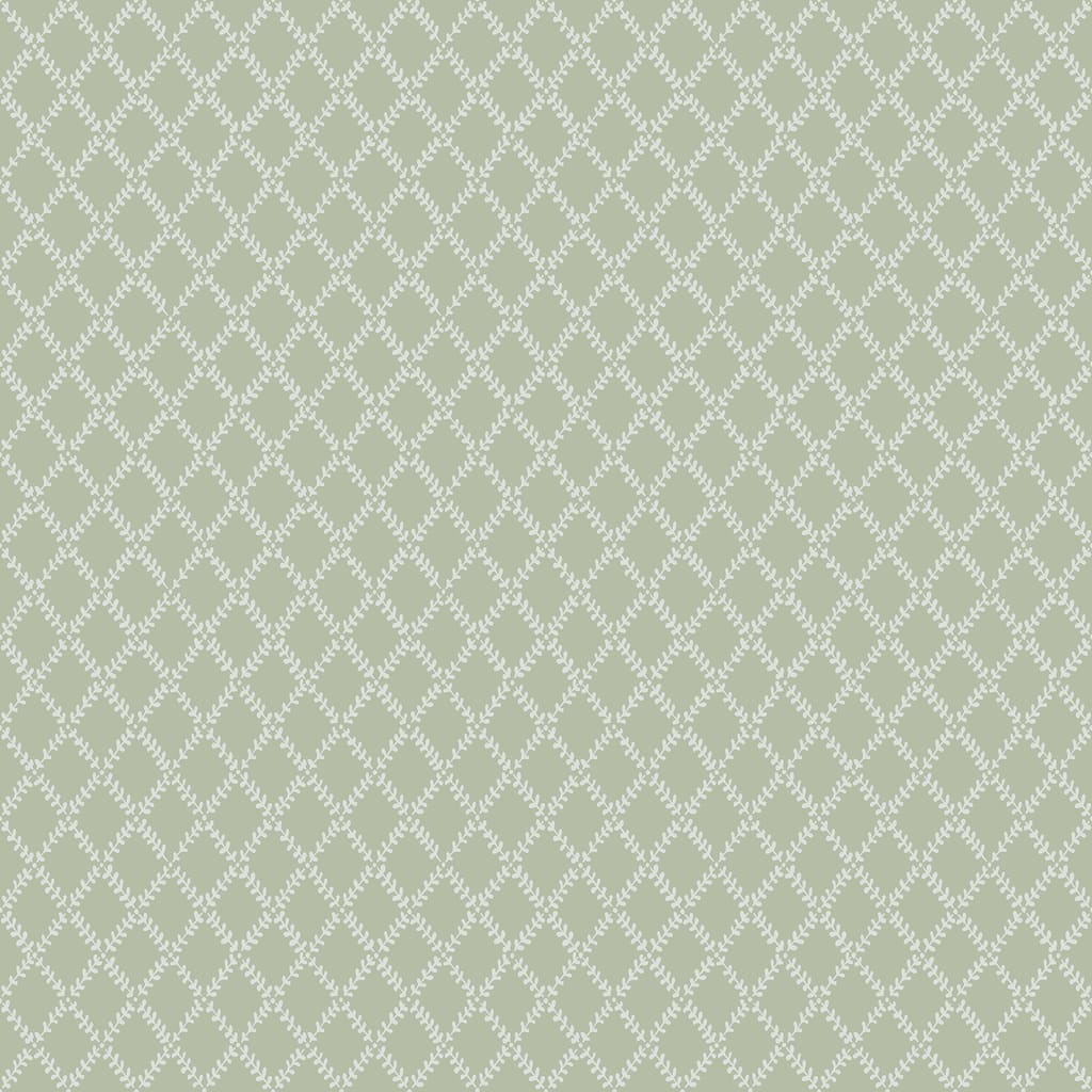 A-Street Prints Trevor Moss Leaf Trellis Wallpaper