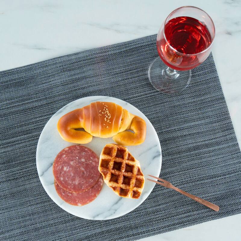 Creative Home White Marble 8" Trivet, Cheese Board