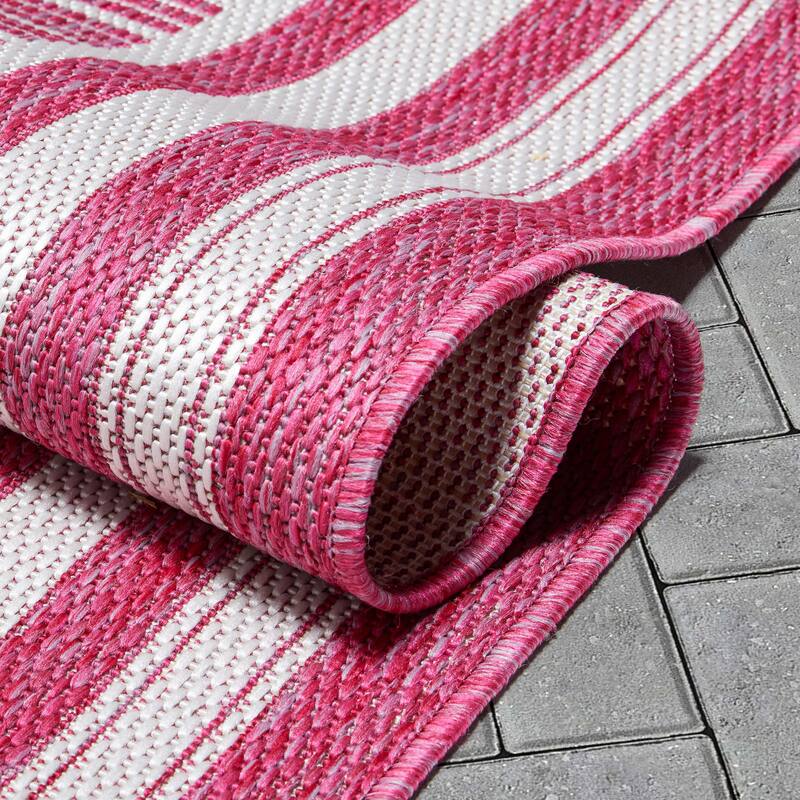 Well Woven Fallon Frankie Stripes Indoor Outdoor Area Rug