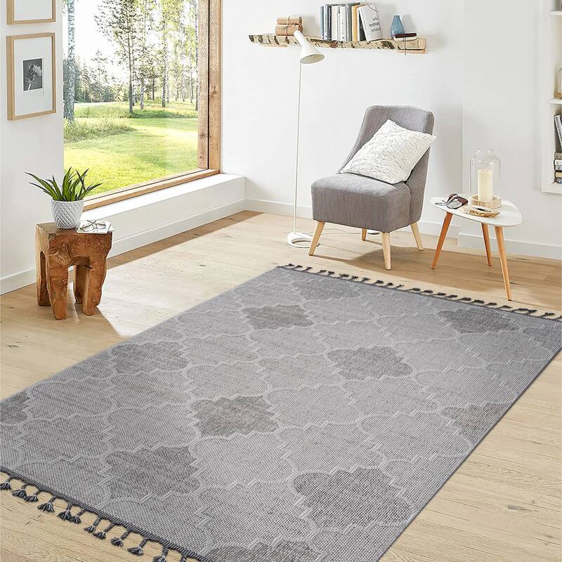 Abstract Area Rug - 8' x 10'
