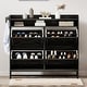 preview thumbnail 15 of 46, Moasis Shoe Storage Cabinet with Drawers Entryway Shoe Storage