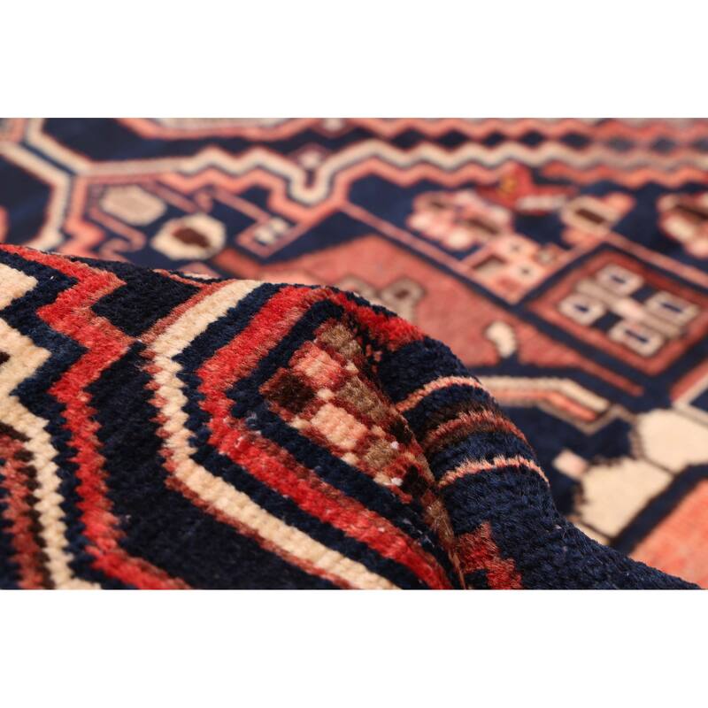 ECARPETGALLERY Hand-knotted Andelz Dark Red Wool Rug - 5'7 x 10'3