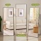 preview thumbnail 10 of 42, 64"x21" Full Length Floor Mirror with Stand Aluminum Alloy Frame,Wall-Mounted Mirror