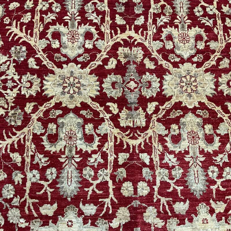 HERAT ORIENTAL Handmade Oushak Wool Rug - 6' x 9'2"