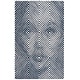 preview thumbnail 27 of 30, SAFAVIEH Handmade Ebony Dyrfinna Modern Wool Rug 5' x 8' - Navy/Ivory - Rectangle
