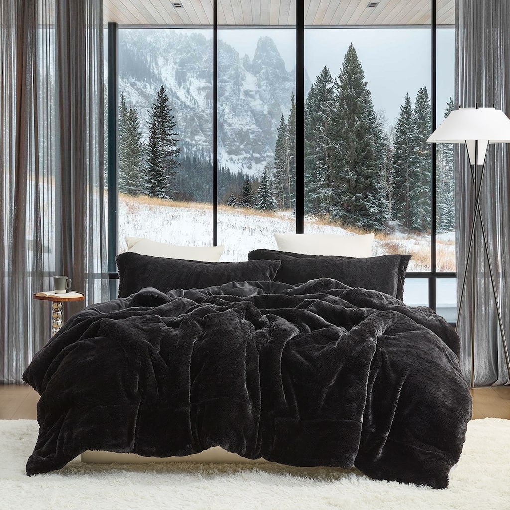 You Deserve It - Coma Inducer® Oversized Comforter Set - Black