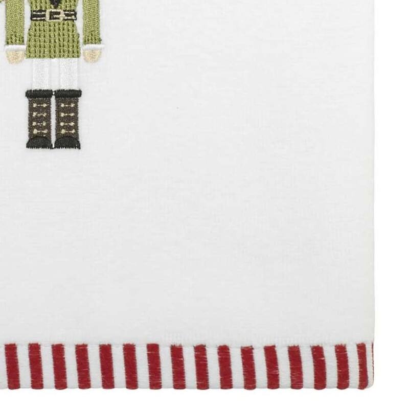 Avanti Peppermint Nutcracker Bath Towel