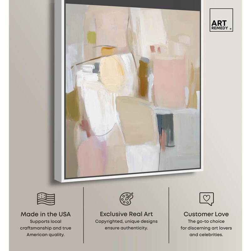 Apricot Cream II Canvas by Art Remedy