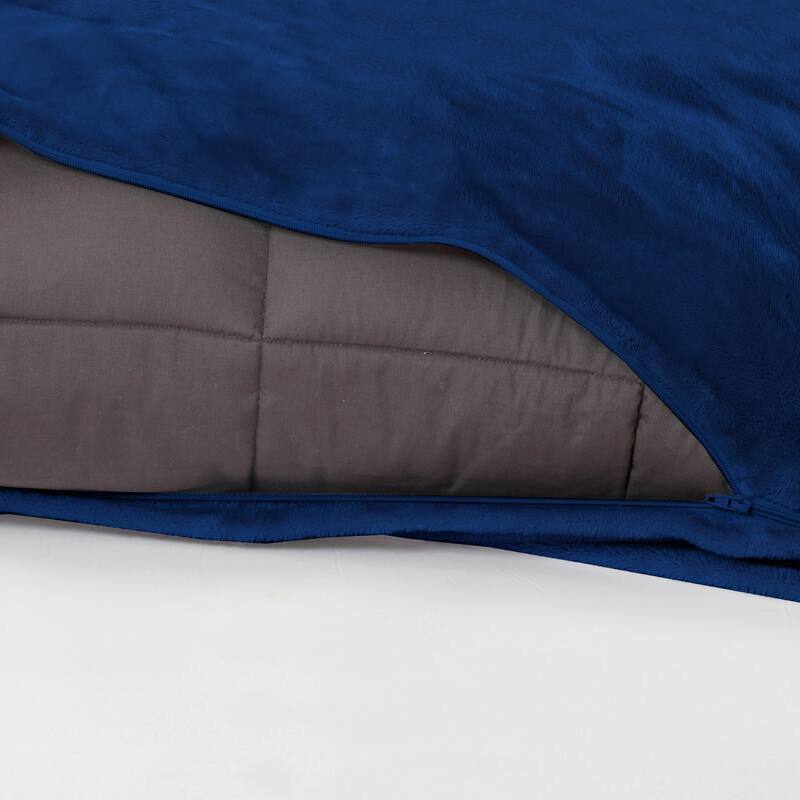 DreamLab Acupressure 48x72 Weighted Blanket with Removable Cover