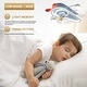 preview thumbnail 10 of 10, 26In Cartoon Aircraft Flush Mount Ceiling Fan, 6-Speed Dimmable Light with Remote and APP Control for Kids Room