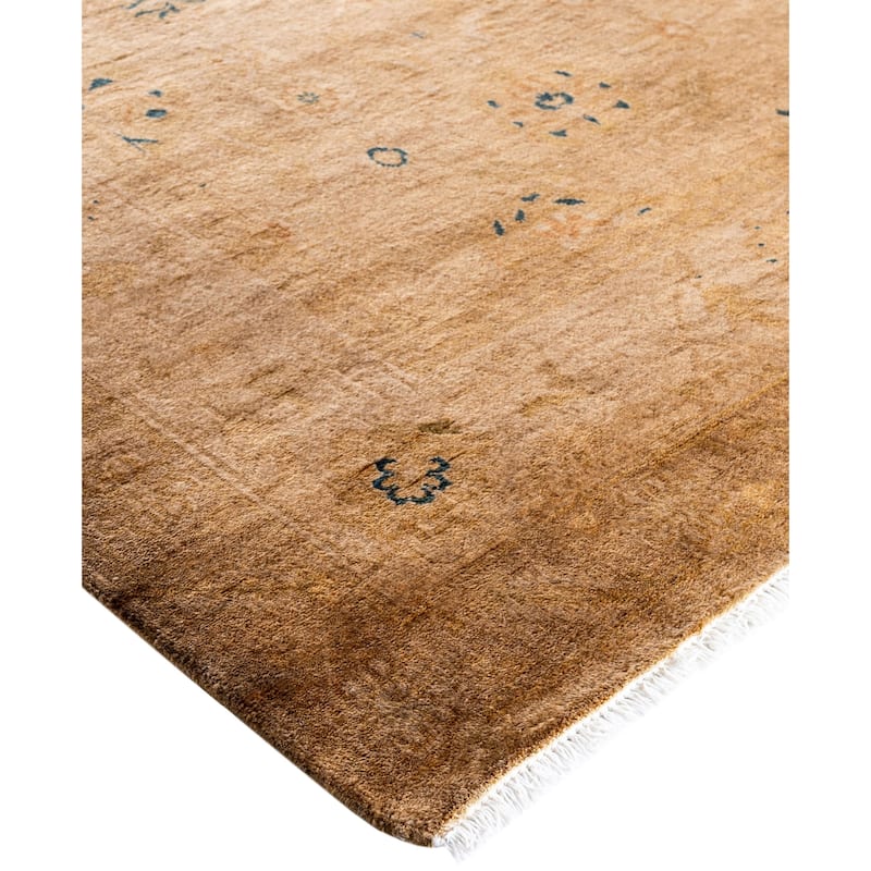 Overdyed One-of-a-Kind Hand-Knotted Area Rug - Beige - 6' 1" x 8' 8"