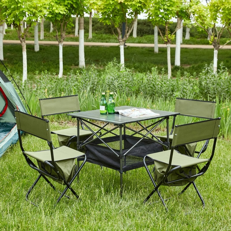 Camping table with hotsell seats