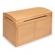 preview thumbnail 11 of 33, Hardwood Barrel Top Toy Chest Natural