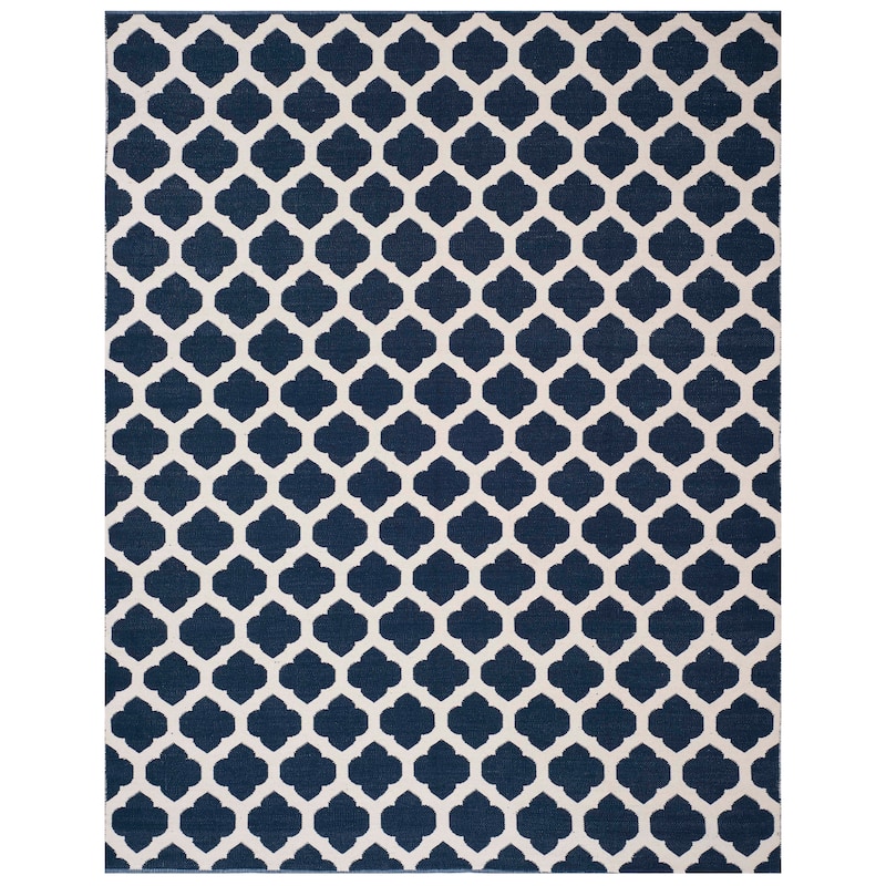 SAFAVIEH Handmade Flatweave Montauk Warwick Casual Cotton Rug