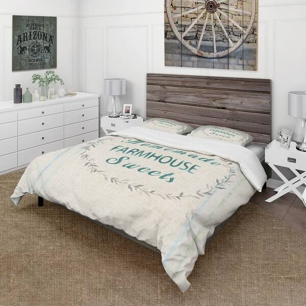 Shop Designart Farmhouse Florals Viii Farmhouse Bedding Set