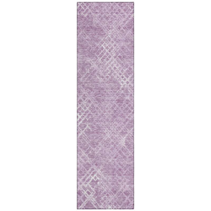 Machine Washable Indoor/ Outdoor Chantille Vintage Trellis Rug