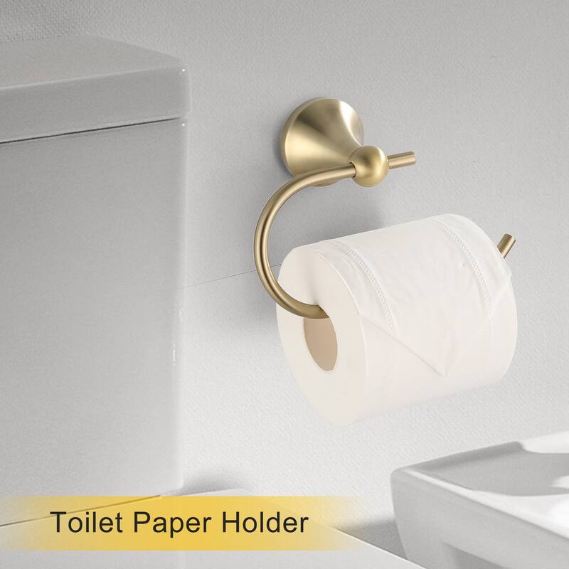 4 Piece Gold Bathroom Hardware Set Bed Bath & Beyond 38168137