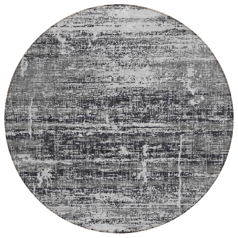 Machine Washable Indoor/ Outdoor Chantille Solid Ombre Rug