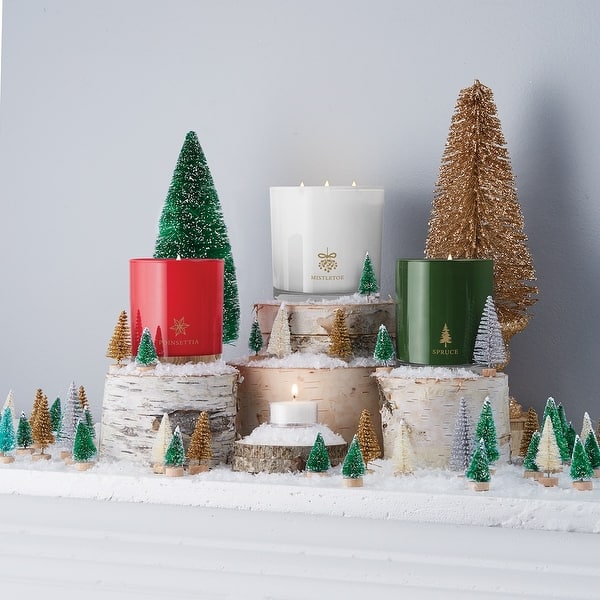 ROOT Candles 3Wick 12 oz Mistletoe Scented Jar Candle Bed Bath