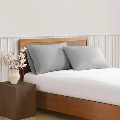 Truly Soft Green Recycled Pillowcase Pair