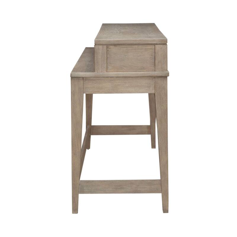Liberty Furniture Brentwood Oak Bar Console, Optional Swivel Stools