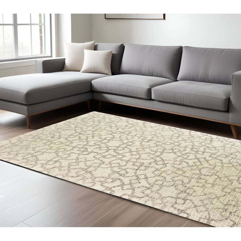 HomeRootsGeometric Transitional Rectangle Area Rug - 120.08' X '96.06' X '0.39