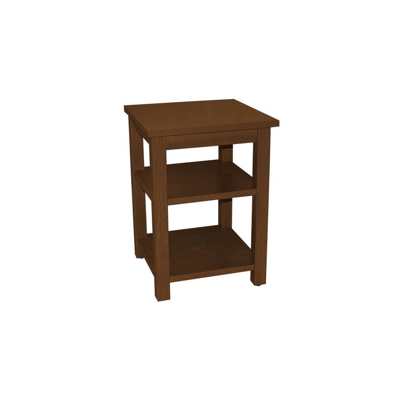 HomeRoots 28" Brown Solid Wood Nightstand