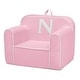 preview thumbnail 3 of 1, Delta Children Personalized Monogram Cozee Chair - Customize with Letter N