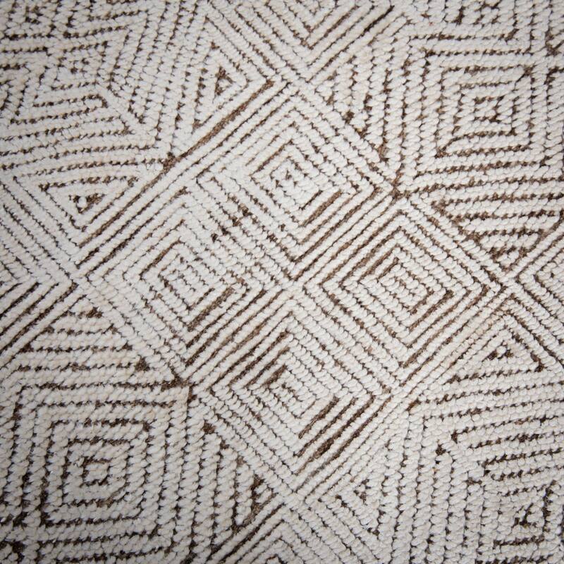 Alora Decor Cabana Hand Knotted Textured Geometric Rug