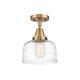 Option Brushed Brass / Clear Deco Swirl