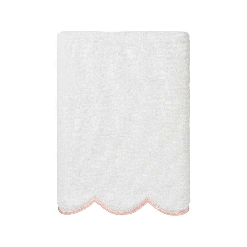 Authentic Hotel and Spa 100% Turkish Cotton ADORNIA Scallop Towel Set