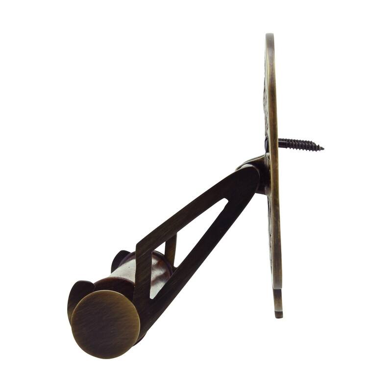 Toilet Paper Holder Stand Brass 7.5" Wall Mount Toilet Paper Roll Holder Renovators Supply
