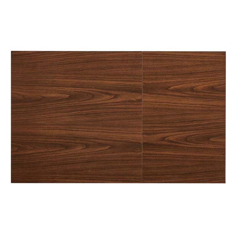 Anmytek 39.3" Farmhouse Rolling Kitchen Island with Drop Leaf, Storage, Lockable Wheels, Black