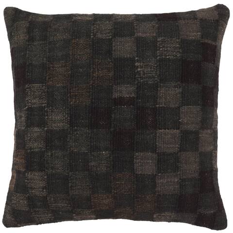 Tribal Chandler Turkish Hand-Woven Kilim Pillow - 18'' x 18''