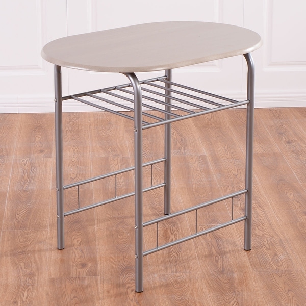 Costway 3 piece dining set table 2 chairs bistro pub home kitchen breakfast furniture deals