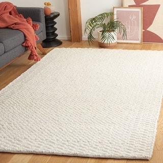SAFAVIEH Handmade Natura Dzintra Textured Wool Rug