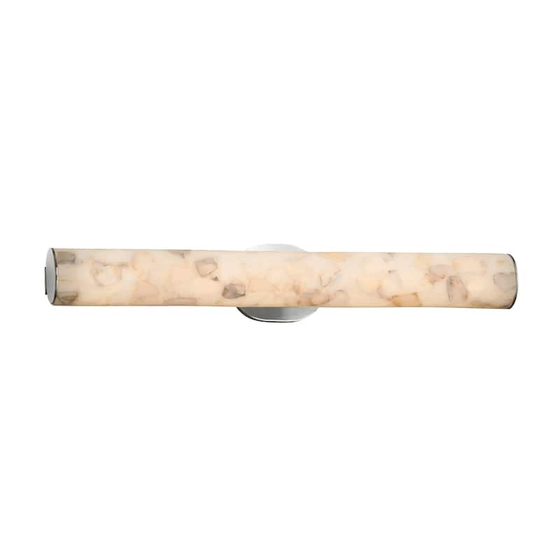 Justice Design Alabaster Rocks Eliptical Brushed Nickel ADA Wall/ Bath Bar