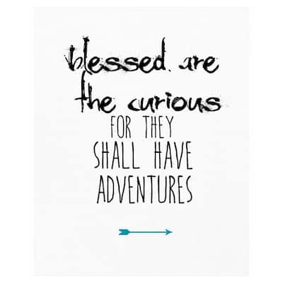 Blessed are the Curious by Jan Weiss Canvas Art Print