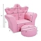 preview thumbnail 7 of 10, Costway Pink Kids Sofa Armrest Chair Couch Children Toddler Birthday