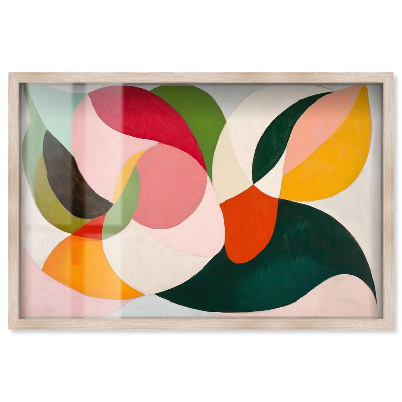 Color Fusion Shadowbox by Art Remedy - Natural - 36" x 24"