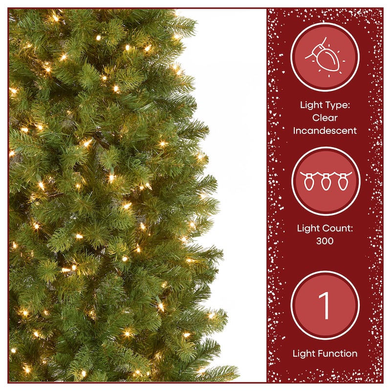 National Tree Company 6.5 ft. Downswept Douglas Pencil Slim Fir Tree