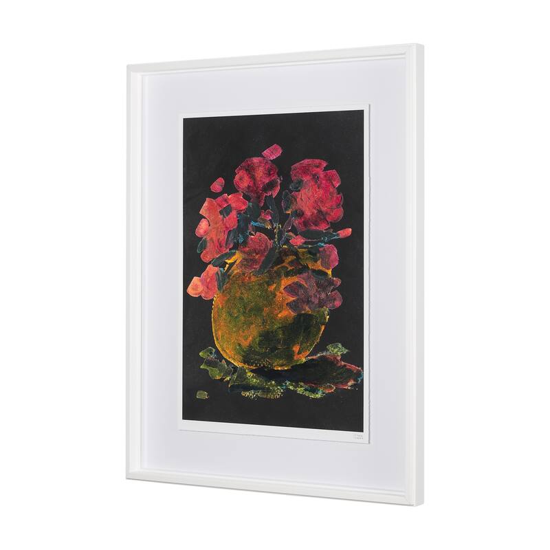 Midnight Flower II Framed Art Print